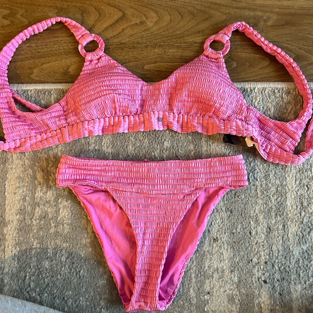 Isabella Rose Maza Textured Bikini Set
